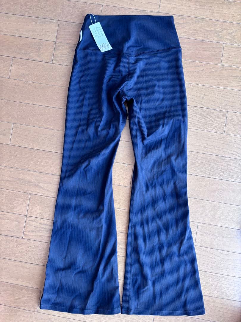 新品未使用　【SUKALA】ベーシックリブフレアパンツ　ブラック　M