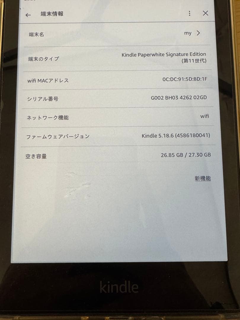 Kindle Paperwhite 11世代 32GB 広告なし ライトグリーン