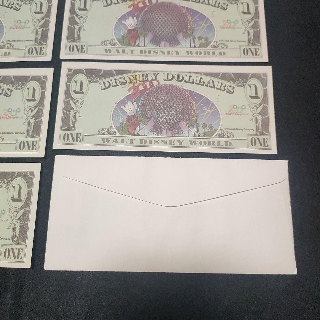 美品　ディズニーダラー 2000年　連番9枚セット 封筒付き　ミッキー