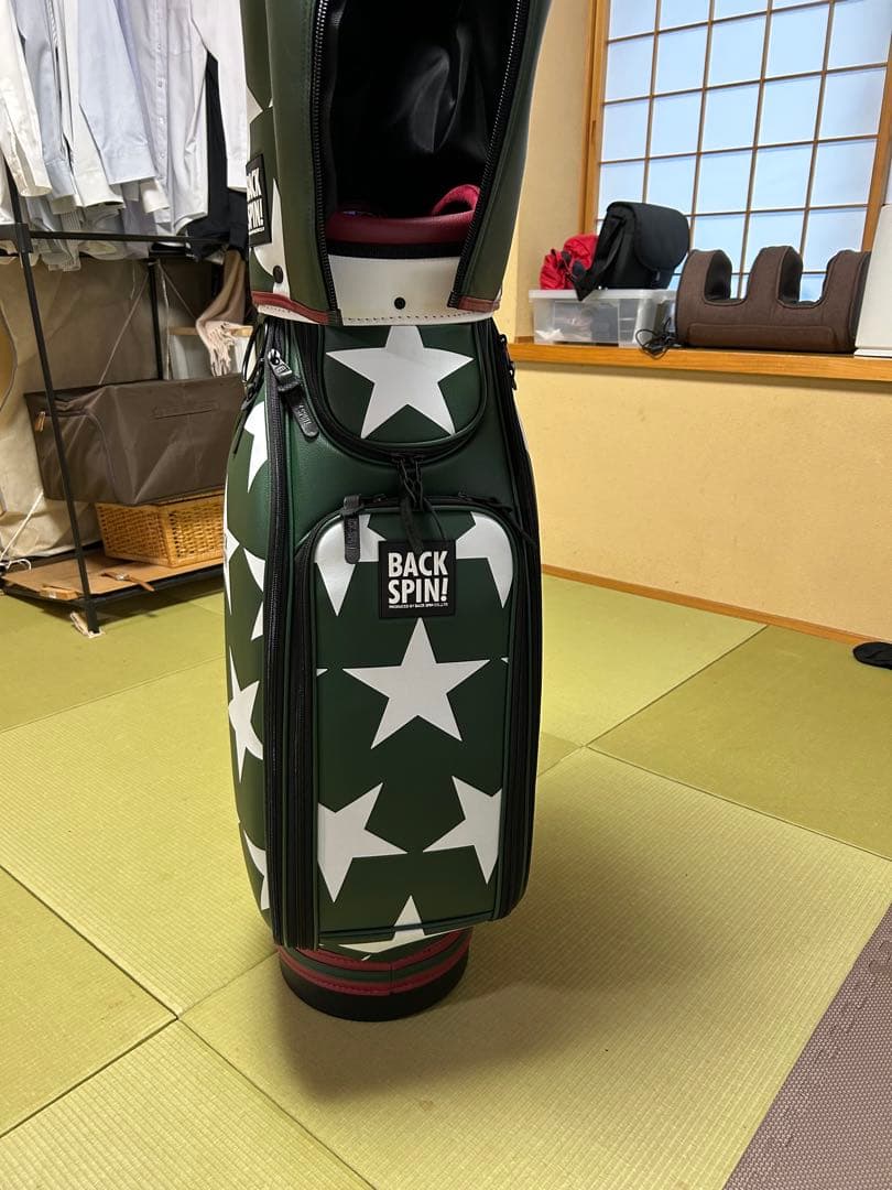 d*5様 BACK SPIN 星柄 ゴルフバッグ