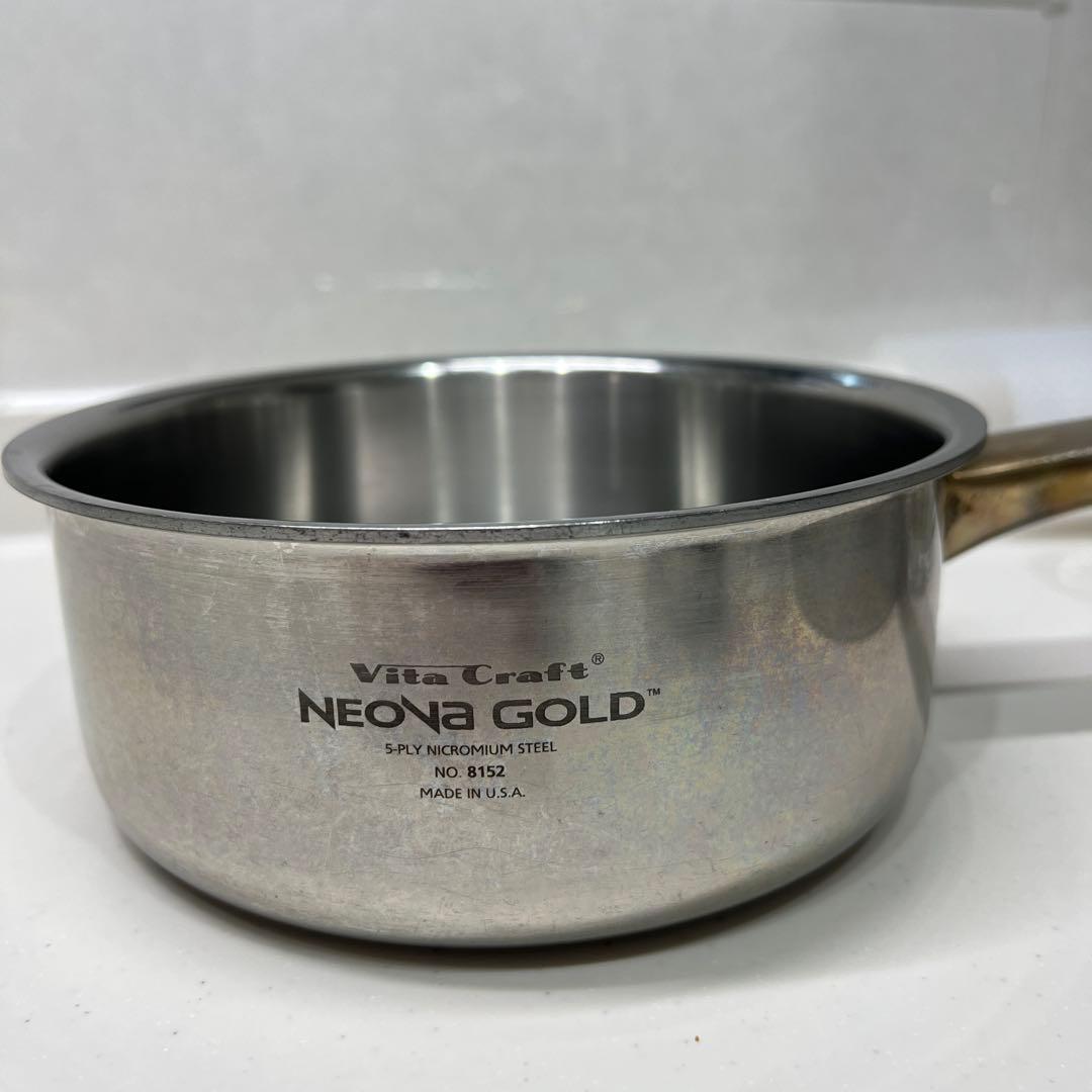 VitaCraft ネオバゴールド 鍋 2点セット※IH不可