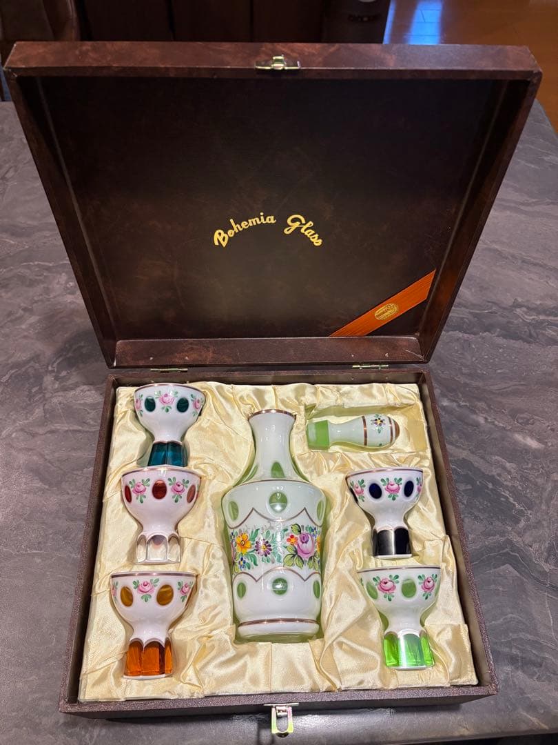 Bohemia Glass デキャンタセット