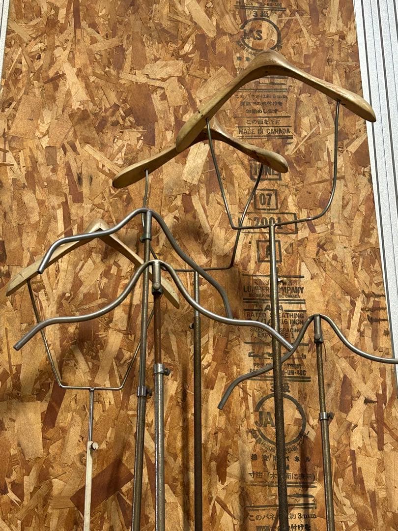 ハンガースタンド　アンティーク　レトロ