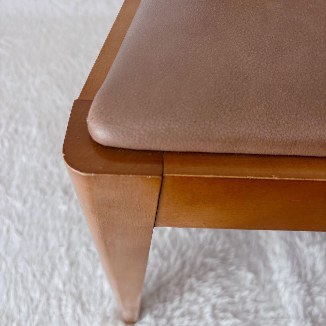 美品】MARUNI ダイニングチェア ブラウン 木製 マルニ木工