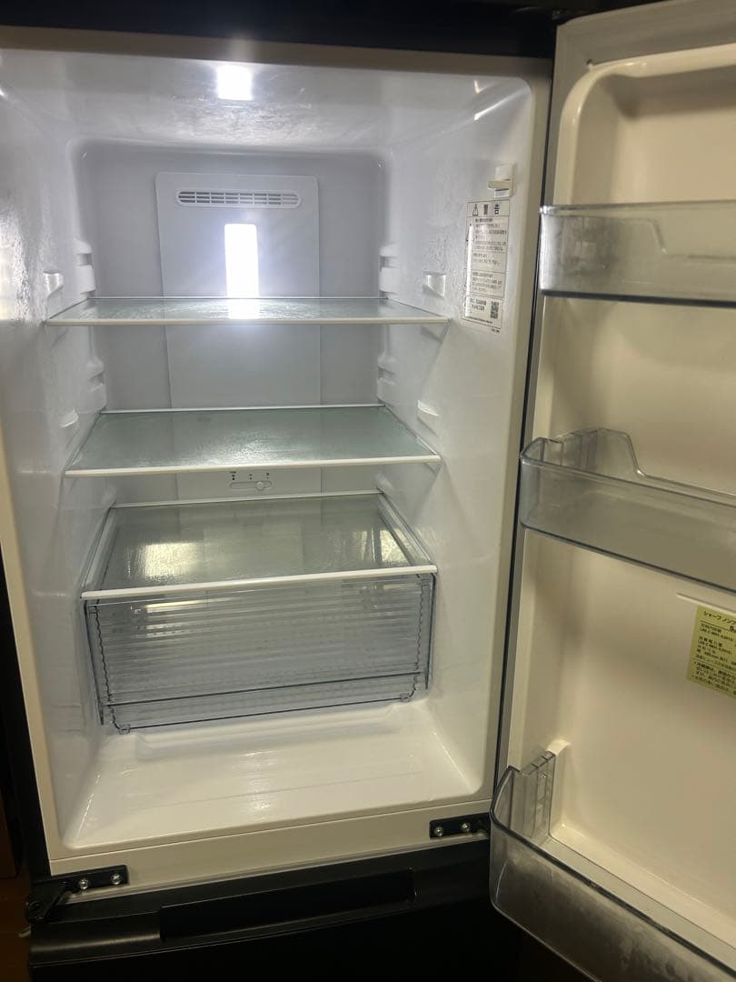 SHARP ブラック冷蔵庫179L