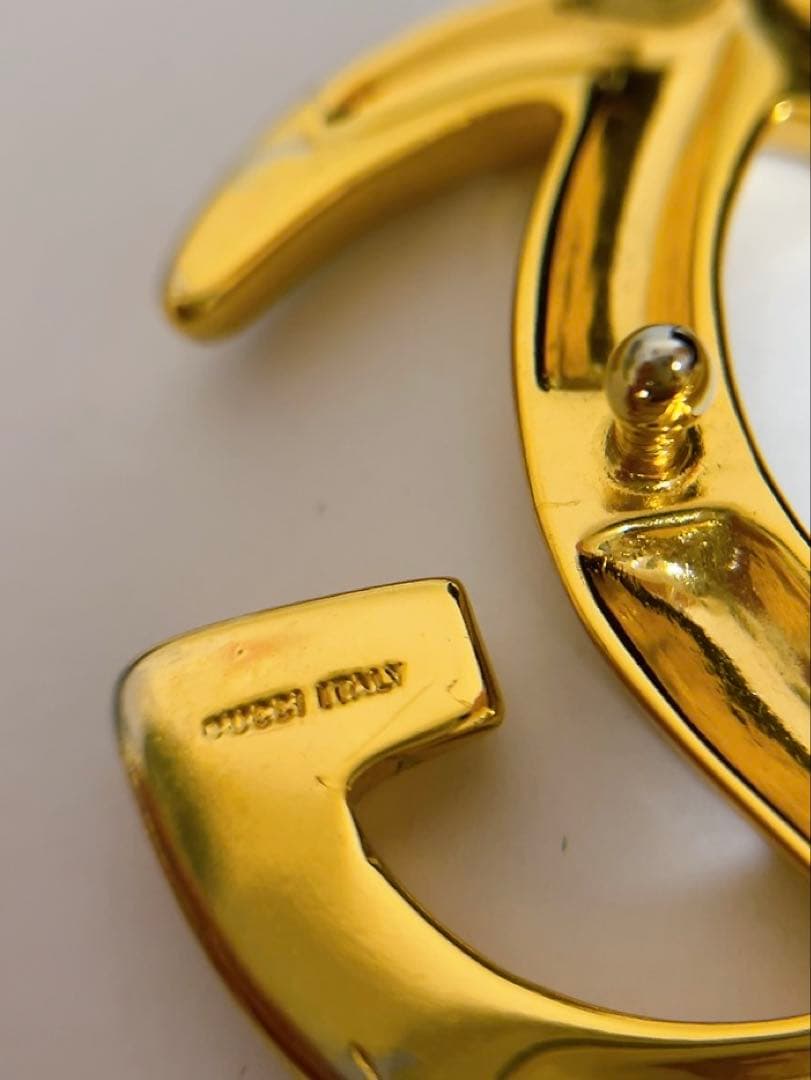 グッチ　GUCCI ベルト　ブラウン　GGバックル 75