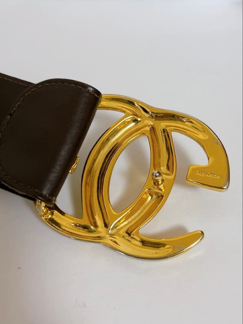 グッチ　GUCCI ベルト　ブラウン　GGバックル 75