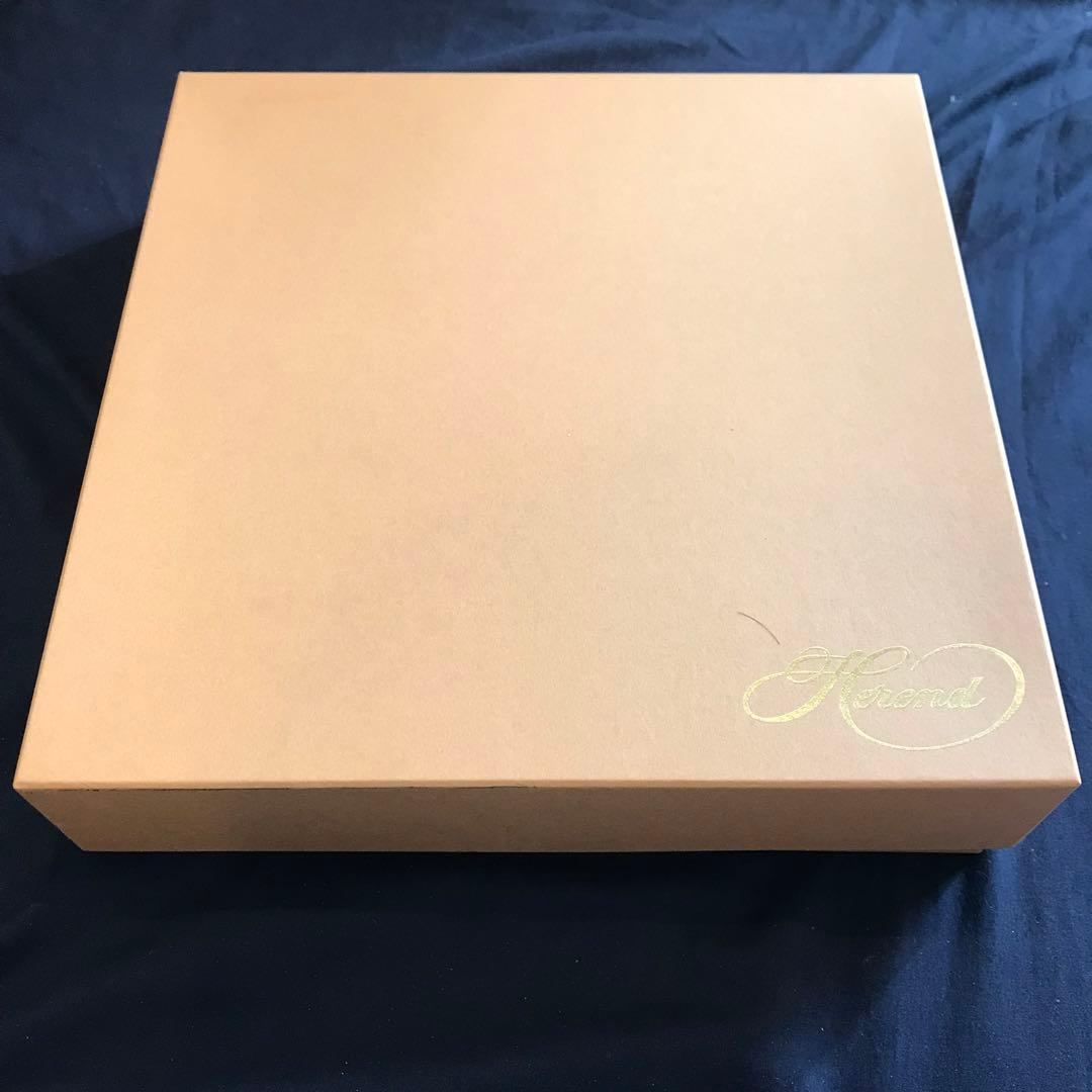 【未使用品】26cm ヘレンド アポニーグリーン プレート 2枚組 箱付き