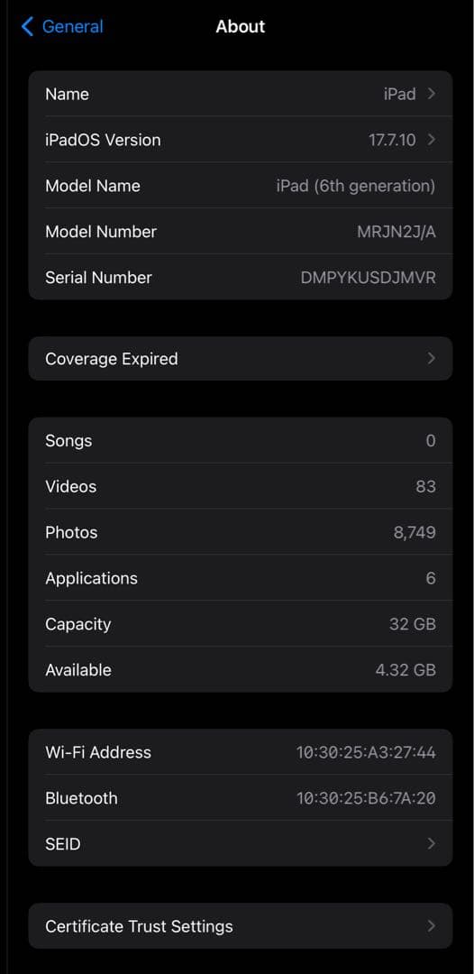 【美品】iPad 第6世代 ゴールド 本体 充電器・カバー付 Wi-Fiモデル