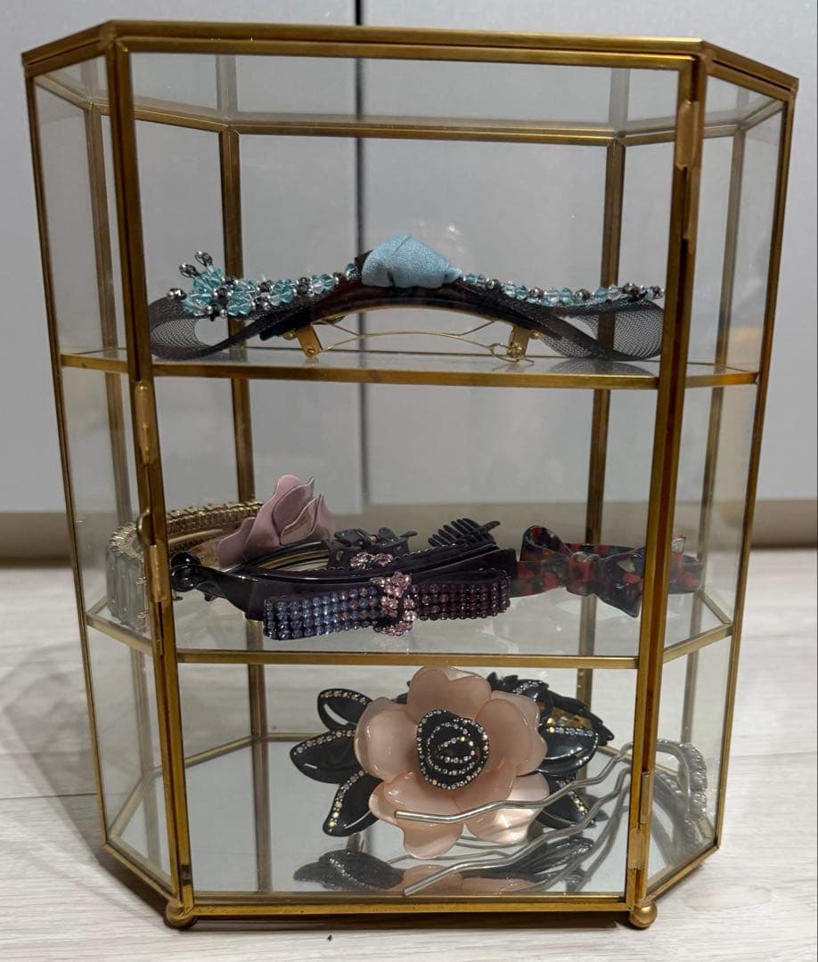 アンティーク　ガラスケース