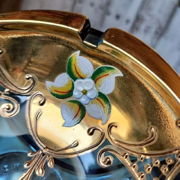 イタリア ヴィンテージ 未使用ムラーノ ガラス ベネチアングラス アッシュトレイ