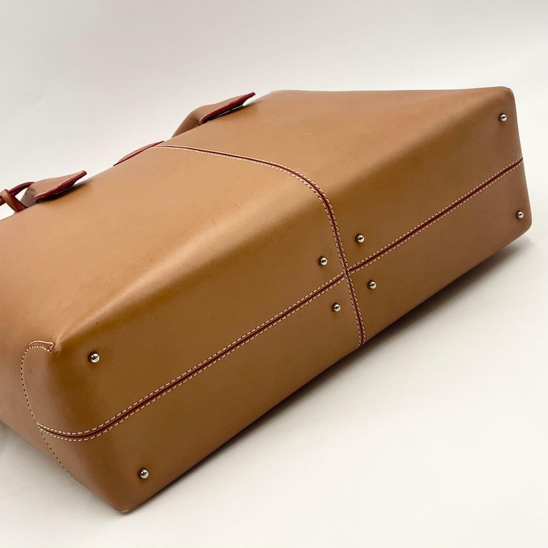 美品✨TOD'S DIバッグ 2way ビジネスバッグ 極上ヌメ革 クロスボディ