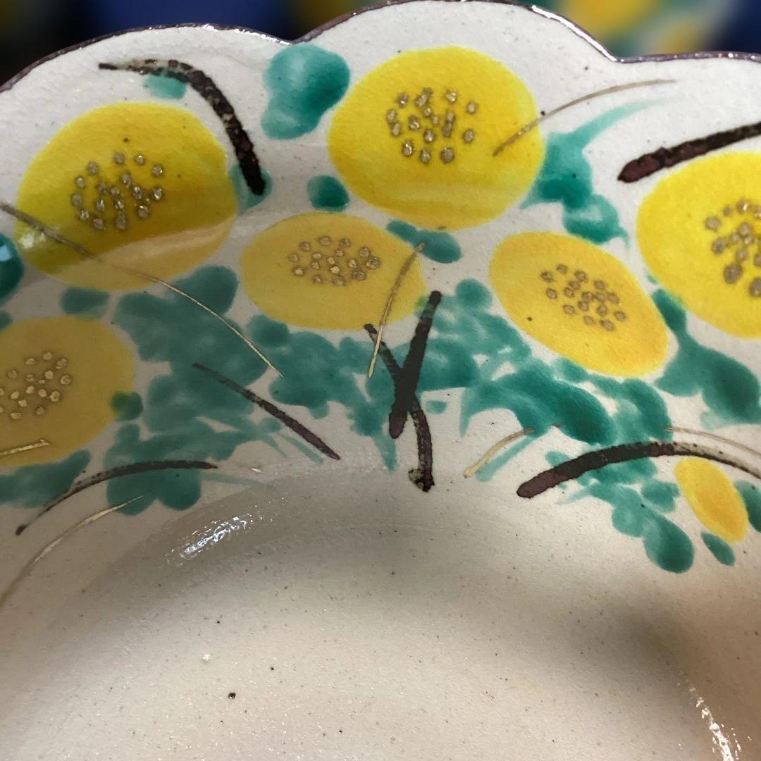 京焼乾山写菊絵向付10客　　新品未使用　法事の器