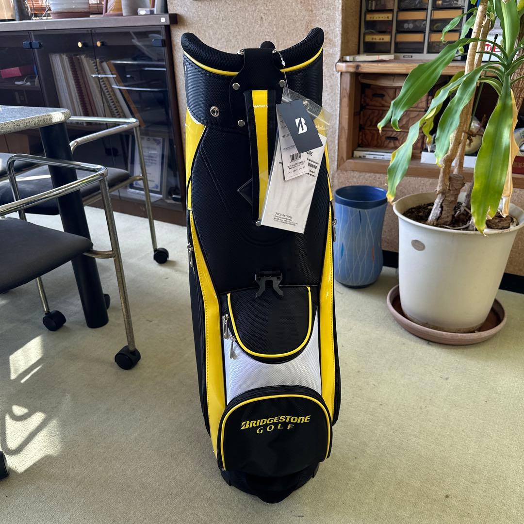 BRIDGESTONE ゴルフバッグ 黒/黄/白