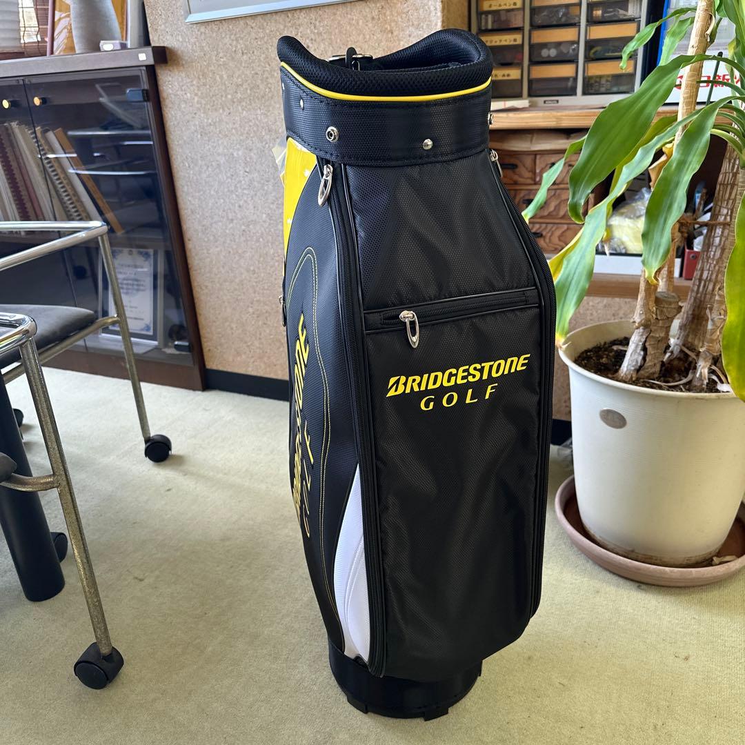 BRIDGESTONE ゴルフバッグ 黒/黄/白