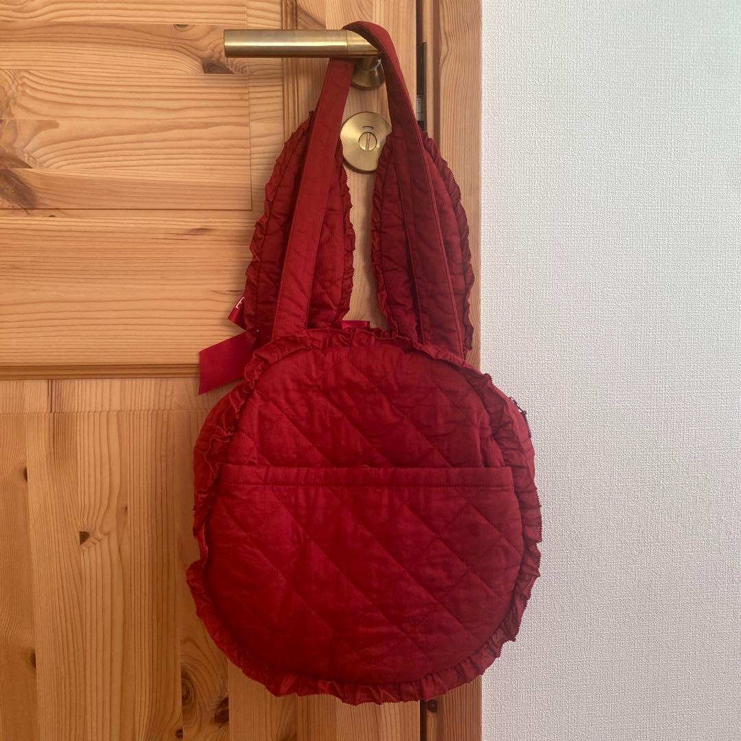 ピンクハウス　ウサギ耳デザインバッグ 赤