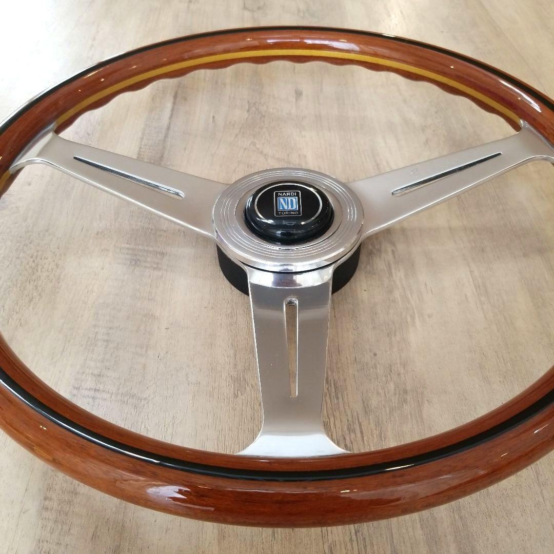 NARDI☆ナルディクラシックウッドポリッシュ/【当時物】ヴィンテージ 37Φ