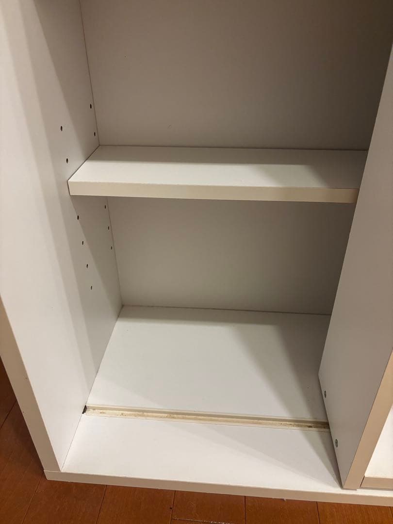 【送料と最低価格にて出品】ホワイト本棚 中型 オープンシェルフ