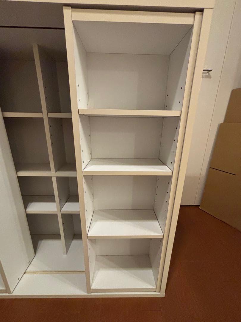 【送料と最低価格にて出品】ホワイト本棚 中型 オープンシェルフ