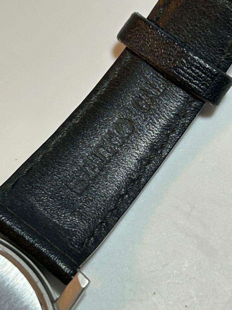 pizza　SEIKO シャリオ　黒文字盤 スティーブ・ジョブズ復刻版