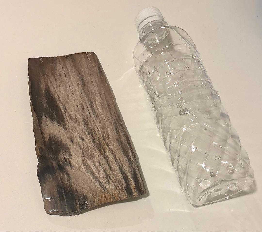 天然石オブジェ／化石化した木片（結晶あり）インテリア・撮影小
