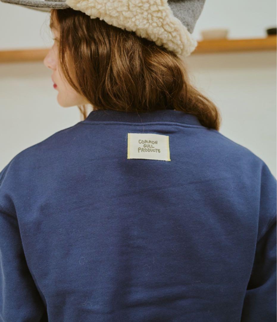 common gull products スウェット　ネイビー　ドット　M