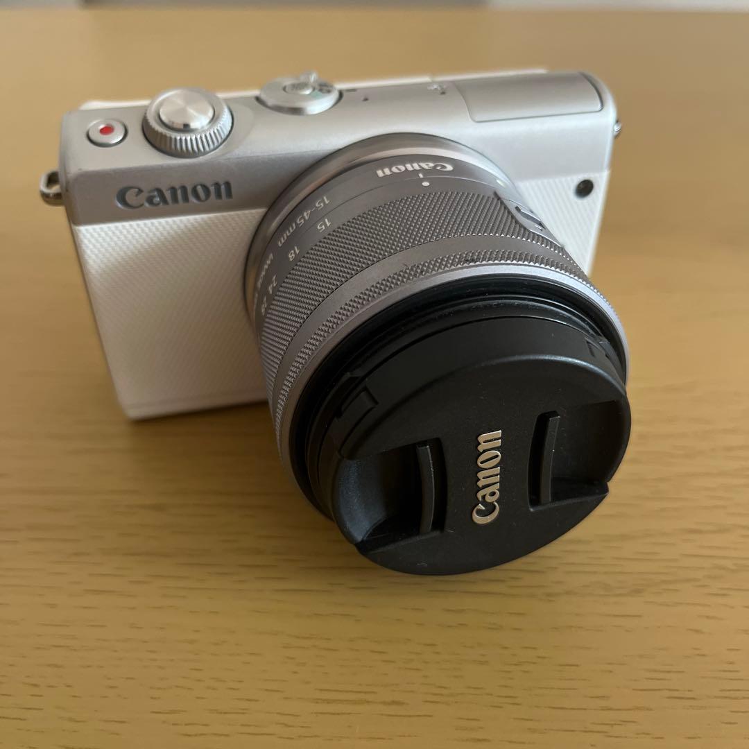 【三脚付き】Canon EOS M100 ミラーレス一眼 ホワイト