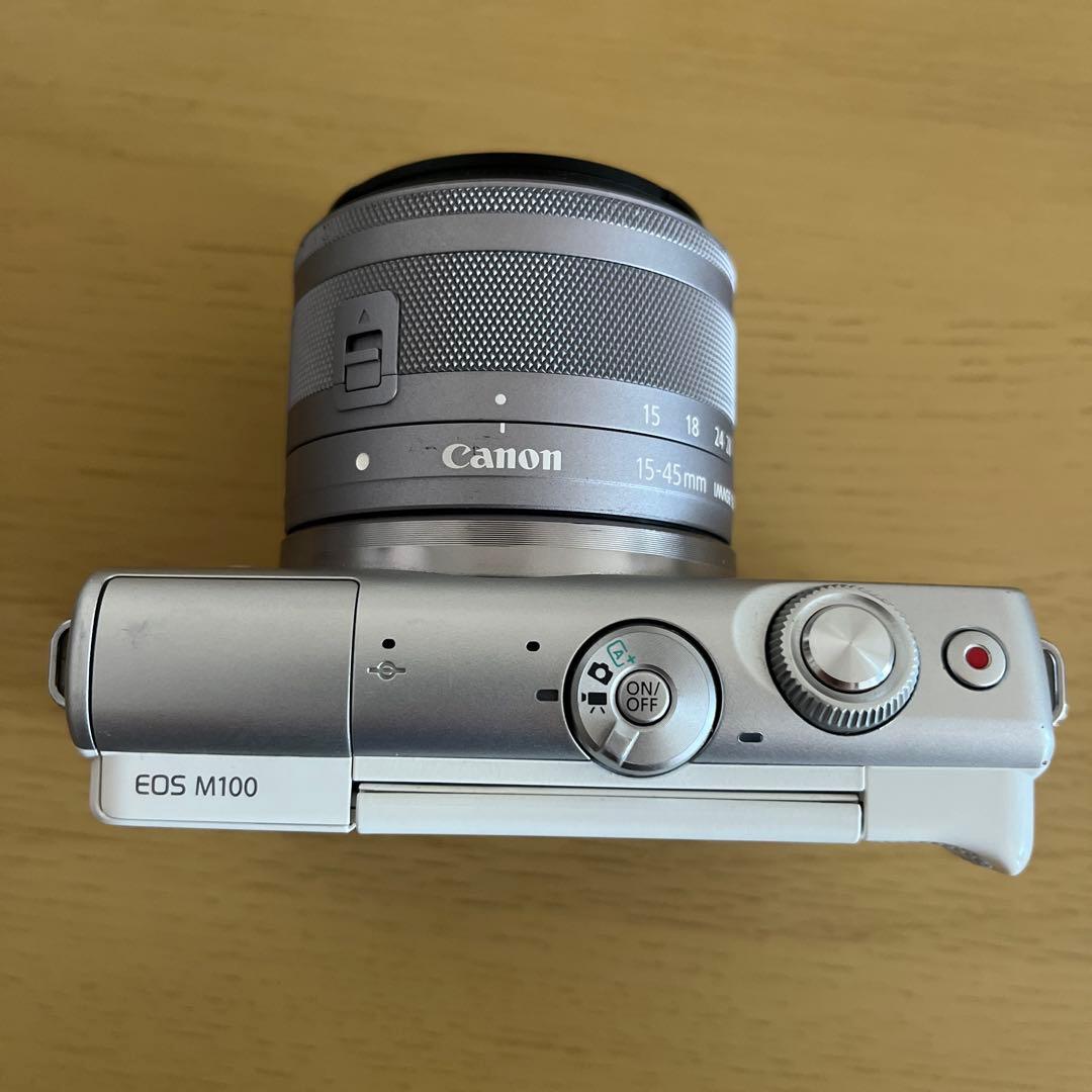 【三脚付き】Canon EOS M100 ミラーレス一眼 ホワイト