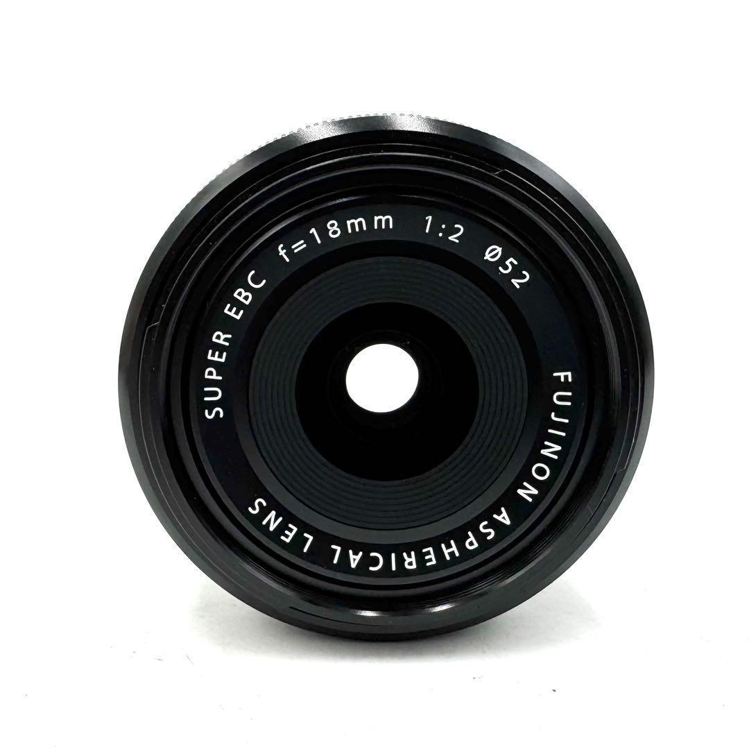 完動品 FUJIFILM XF 18mm F2 R 単焦点レンズ Xマウント