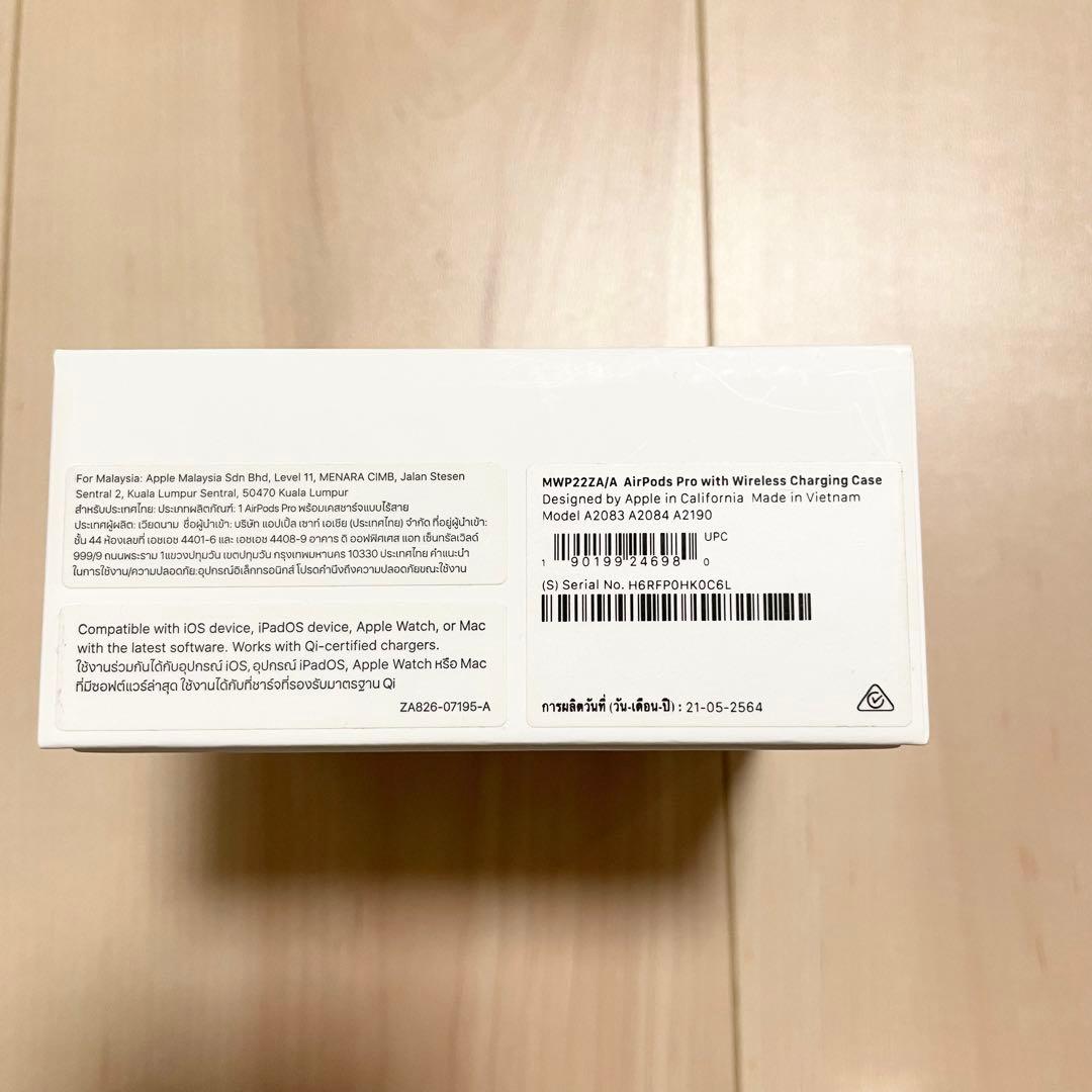 [Apple純正品] Apple AirPods Pro 第1世代 本体 箱付き