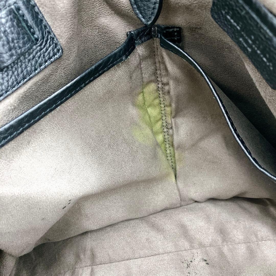 専用美品【PELLE MORBIDA】ビジネスバッグ　ブラック　レザー　シルバー