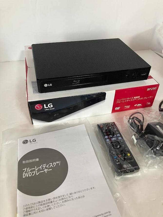 LG ブルーレイプレーヤー フルHDアップコンバート BP250