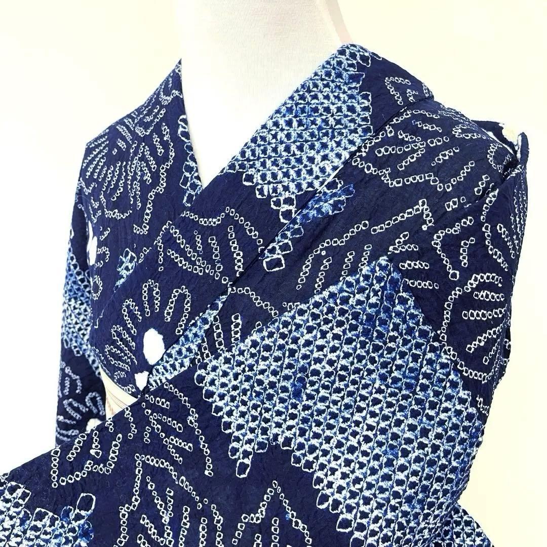 アッコです❣️ 【着物と帯 時流】Y25695◆本場有松鳴海絞り 浴衣◆