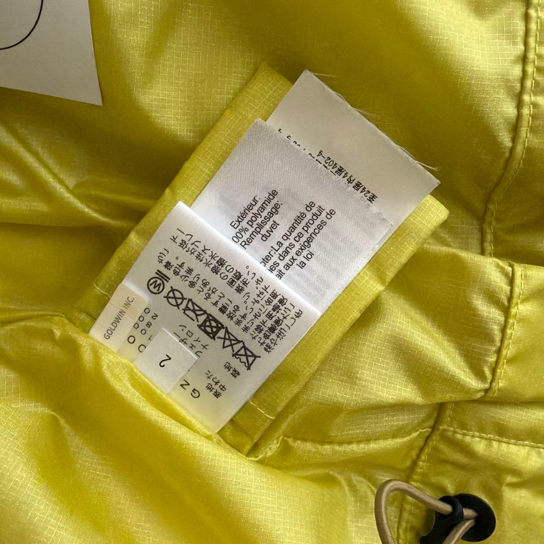 Goldwin 0 イエロー ダウンジャケット