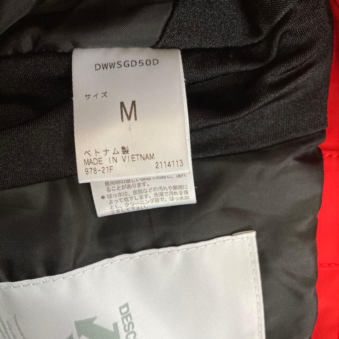 【美品】デサントdescent スキーパンツ スキーウェア Mレディース赤