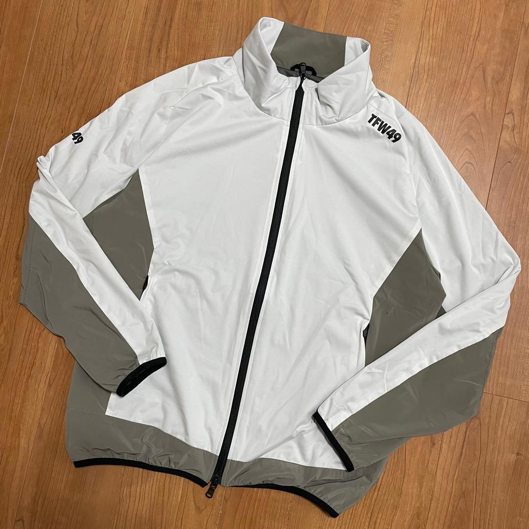 定価4.6万　TFW49 フルジップブルゾン　ホワイト　L ゴルフ