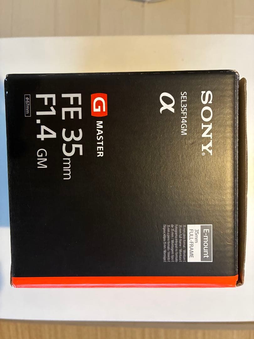 SONY FE 35mm F1.4 GM レンズ 美品 防湿庫保管品