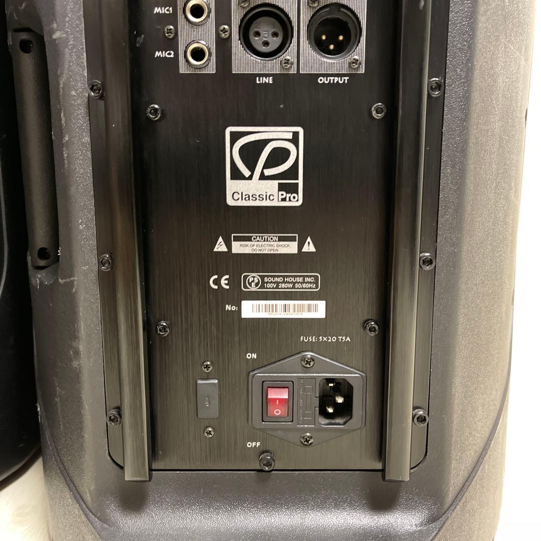 Classic Pro CSP12P パワードスピーカー　動作確認済み