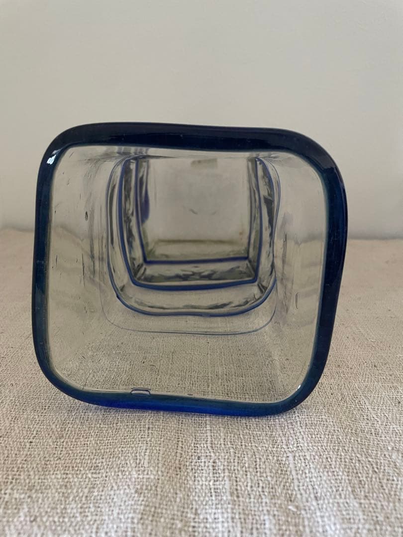 沖縄　稲嶺盛吉　希少　1980年代作　角形フラワーベース