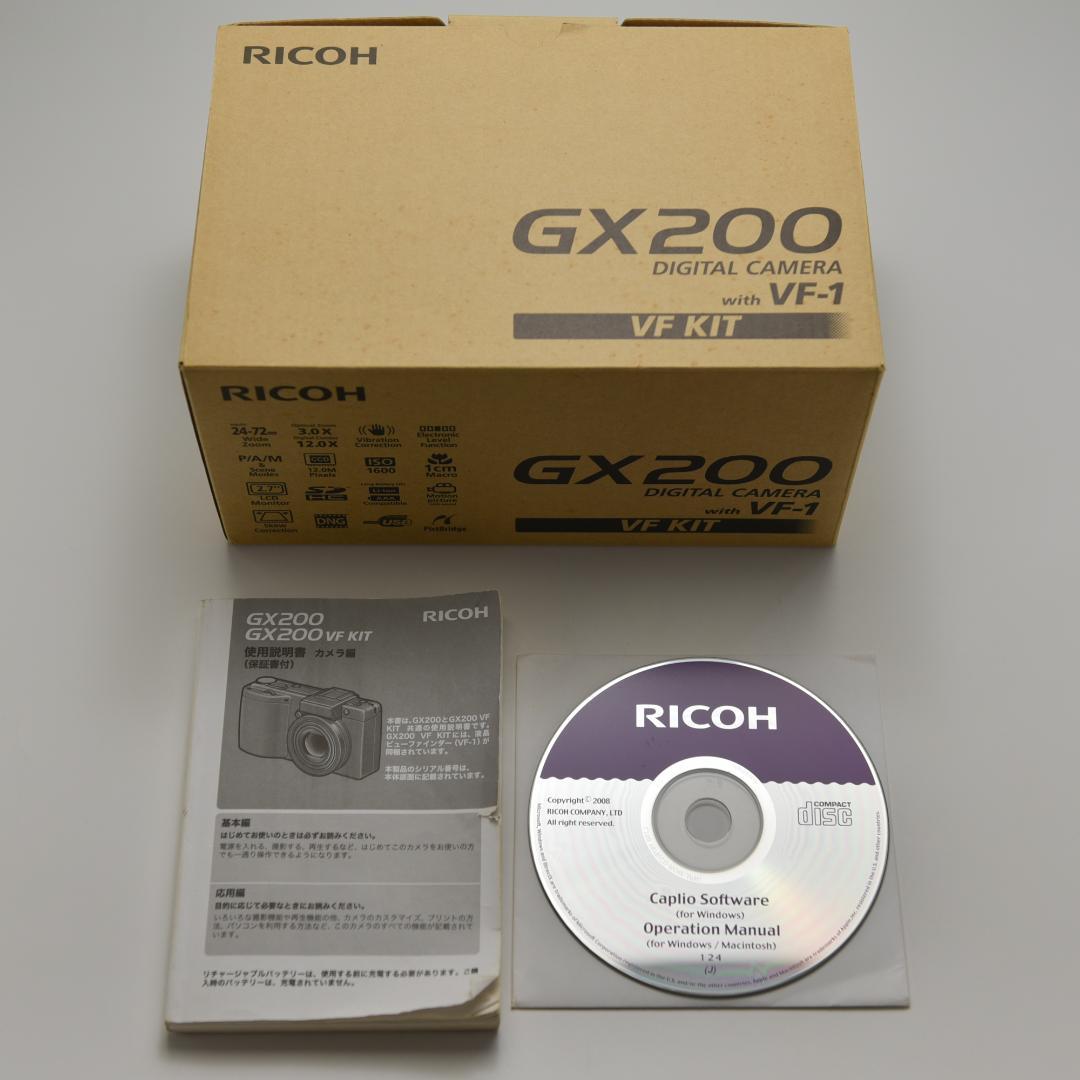 付属品多数 GX200 中古 センサー汚れあり