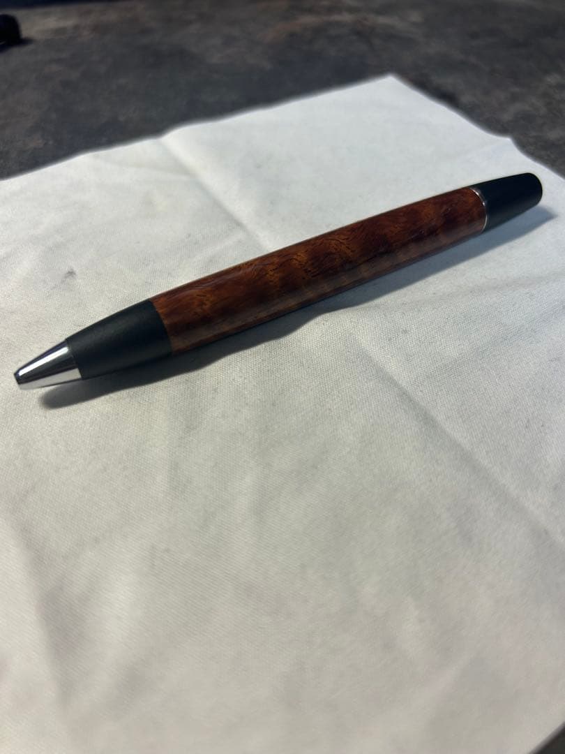 野原工芸　花梨縮杢BP おまけ　カヴェコスペシャルMP0.5