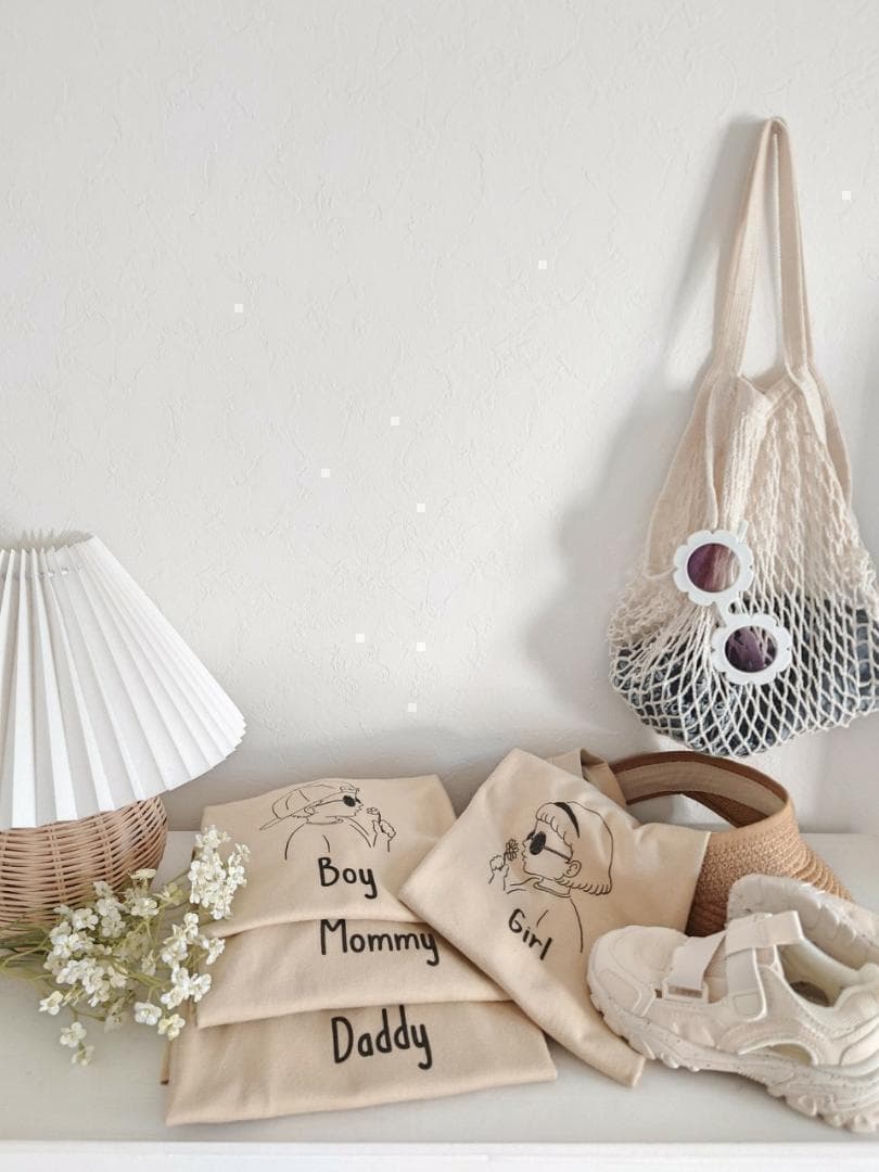 親子コーデ　親子お揃い　名前入り　名入れ tシャツ　内祝い　誕生日