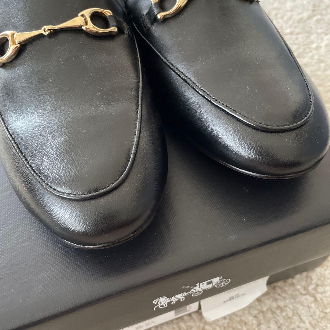 COACH　コーチ ハーレーローファー サイズ：7.5 （約24.5cm)黒