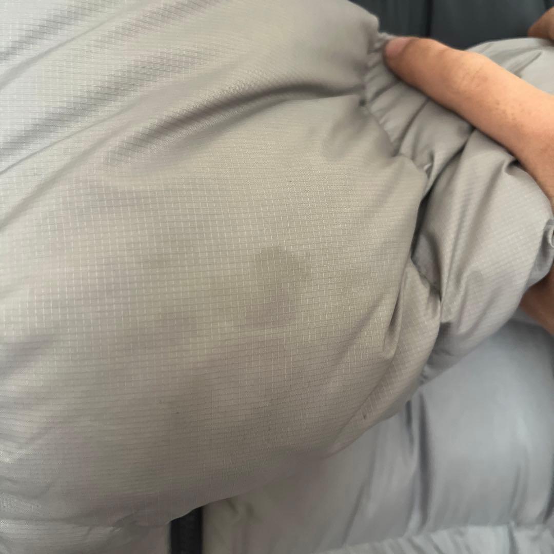 【大人気サイズ】ノースフェイス　ヌプシ　ダウンジャケット　グレー　XL