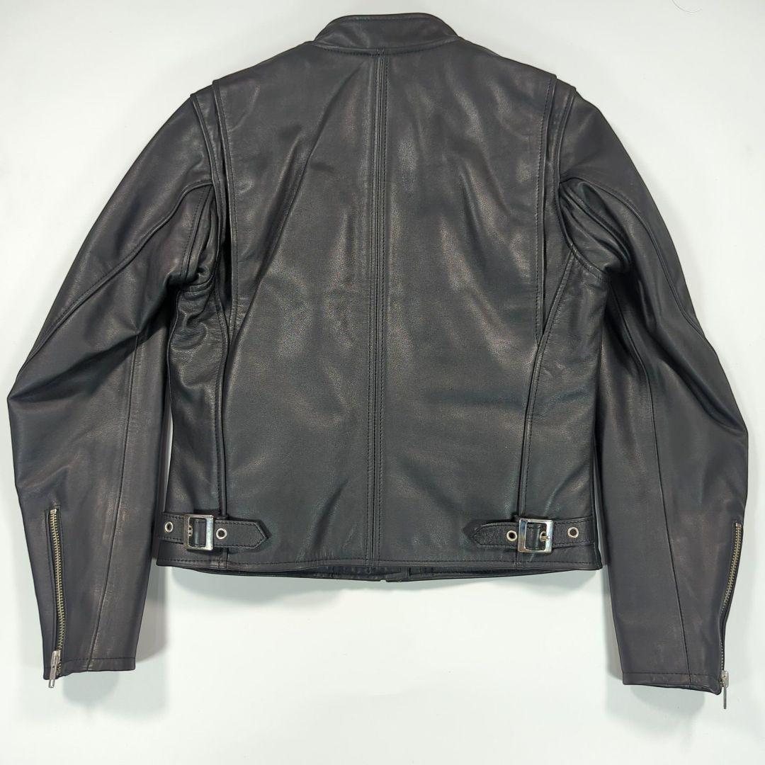 NANKAI ９レザージャケット ライダース ライナー付　キルティング　羊革本革