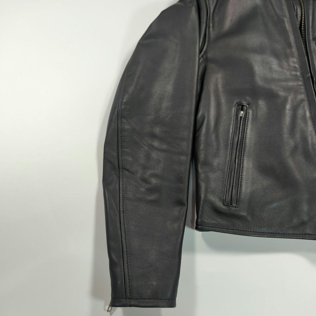 NANKAI ９レザージャケット ライダース ライナー付　キルティング　羊革本革