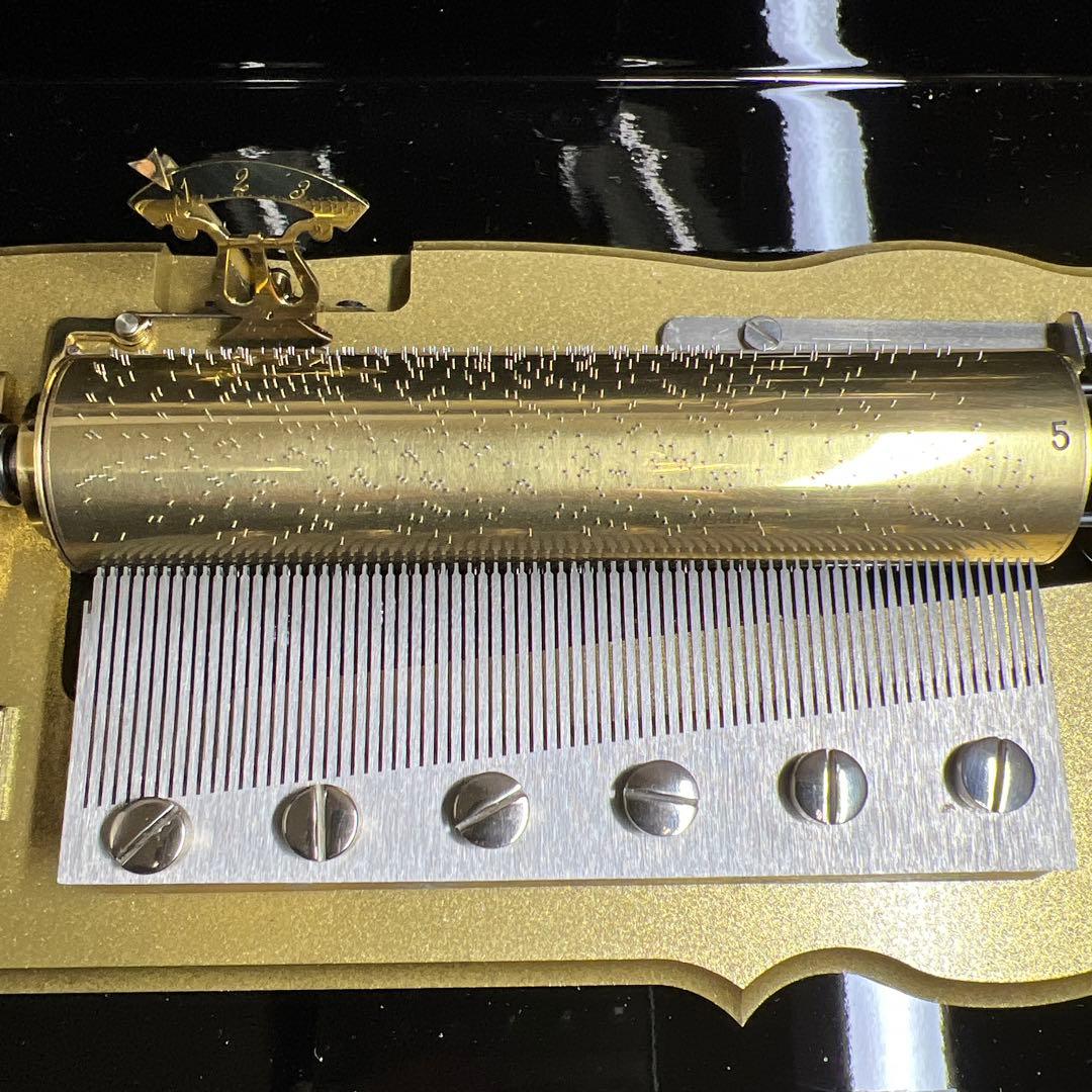 リュージュシリンダー式オルゴール　72弁15曲　東Y8-0105☆2F