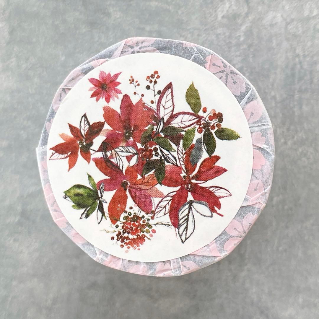 ⭐️SALE⭐️ WT《叶底藏花》海外マスキングテープ マステ