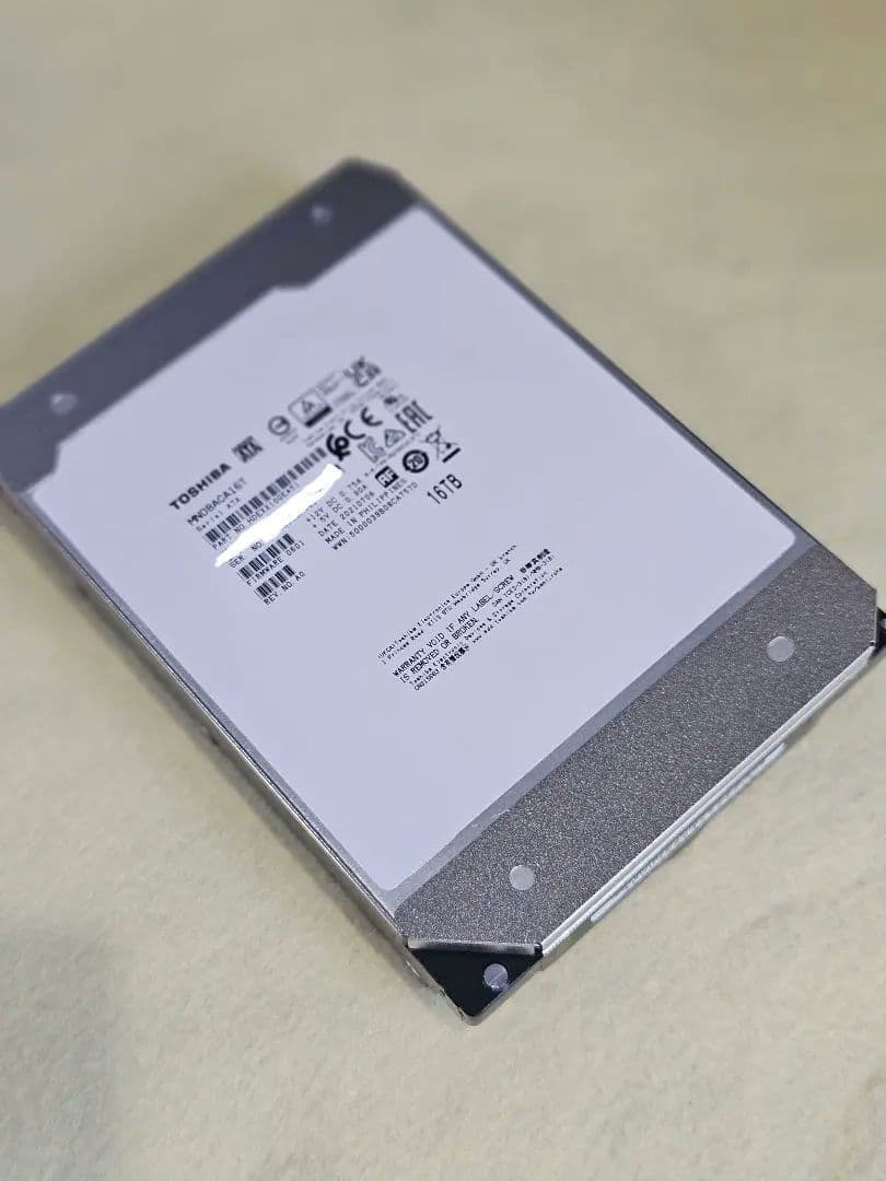 東芝　16TB HDD MN08ACA16T 未使用品