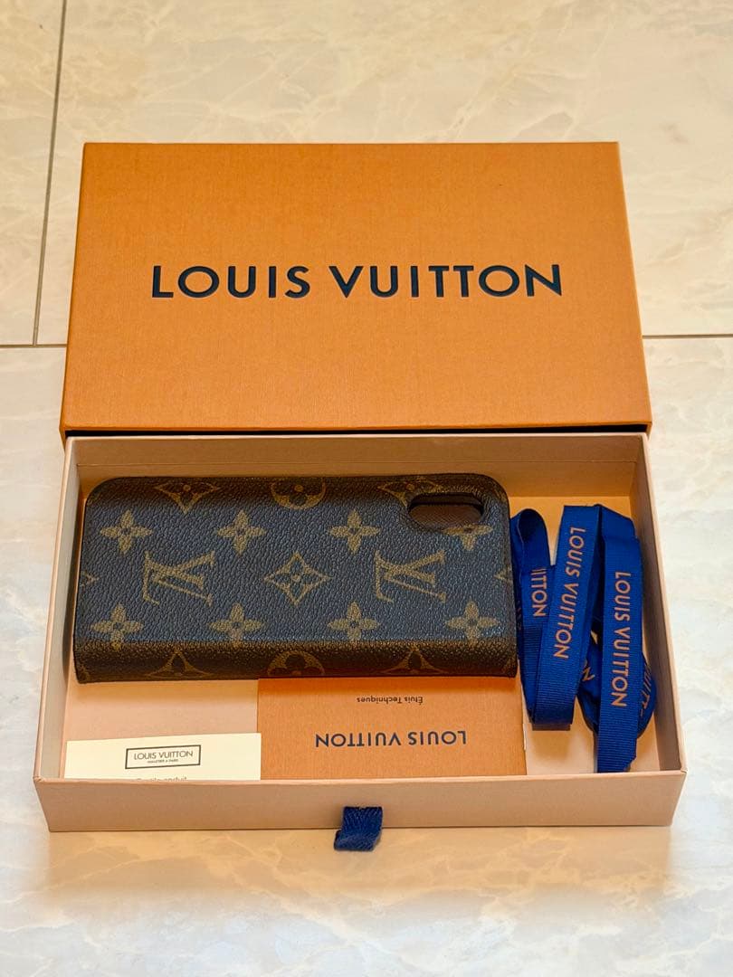 LOUIS VUITTON iPhoneX・XS用ケース モノグラム ★中古品★
